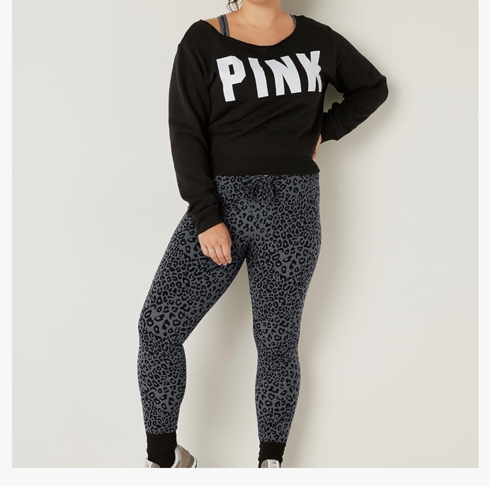 Victoria's Secret PINK Fleece Cropped Sweatshirt